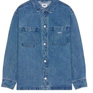 Winston Shirt Jacket - Oversized Men's Denim Obey Jacket